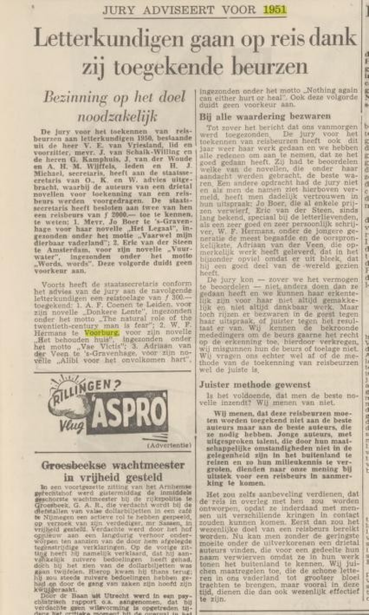 1951 april Hermans, Het Binnehof, 20-4-1951.jpg