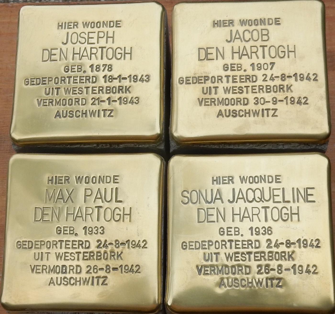 Hartogh den Familie-Stolperstein.JPG
