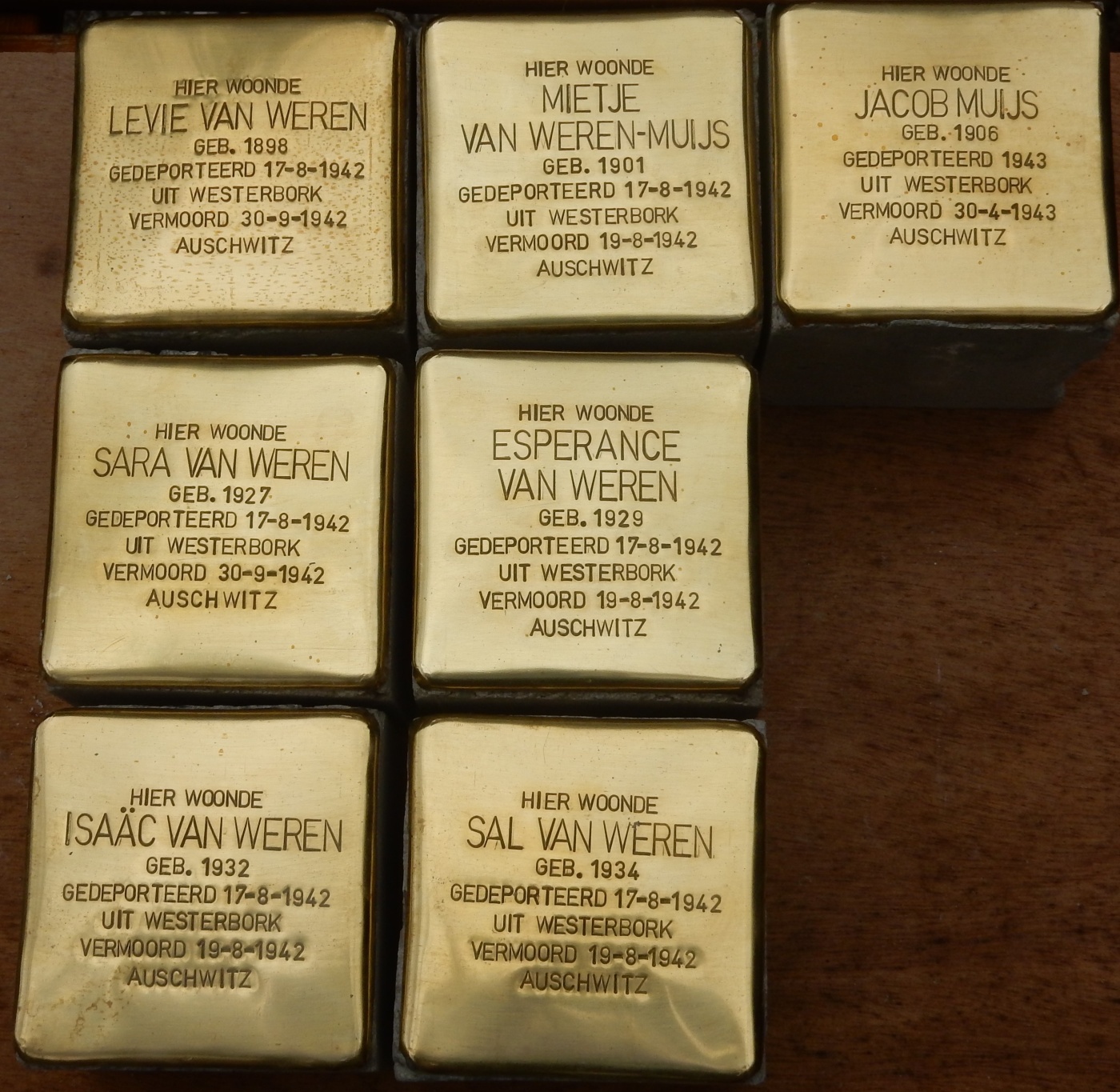 Weren van -Muijs-Stolperstein.JPG